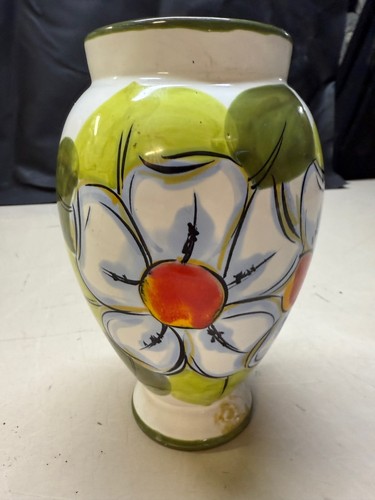 Vaso ceramica decorata - , h