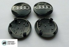 4 Tappi Coprimozzo per AUDI A3 68mm Cerchi in Lega Borchie