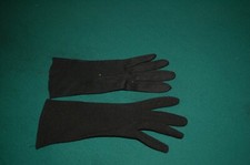 Guanti donna , Neri, Tessuto, tg S Vedi misure, Vintage anni 60