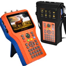 FTA Satellite Terrestre HD TV Signal Finder DVB-S2/T2 Misuratore di Forza Ricezione