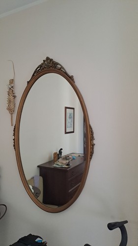 Specchio ovale parete - ovale,