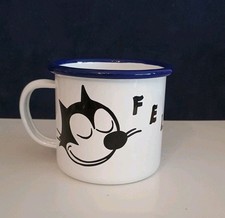 Tazza Mug Smaltata Felix The Cat Scotch And Soda Raro Collezione 