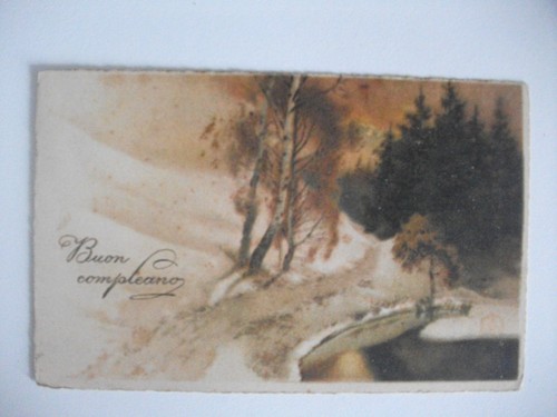 Cartolina vintage non - cartolina,