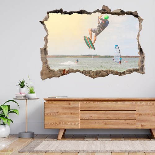Adesivo parete kite - , surf