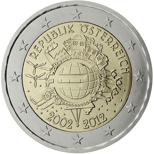 Austria 2012 euros - , €