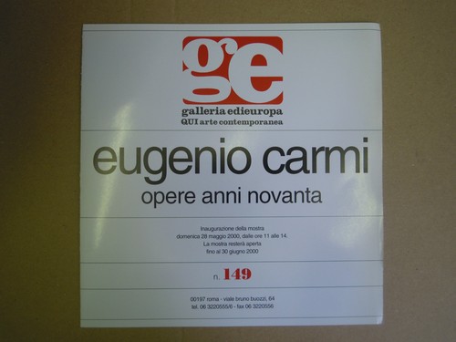 Eugenio carmi galleria - eugenio,