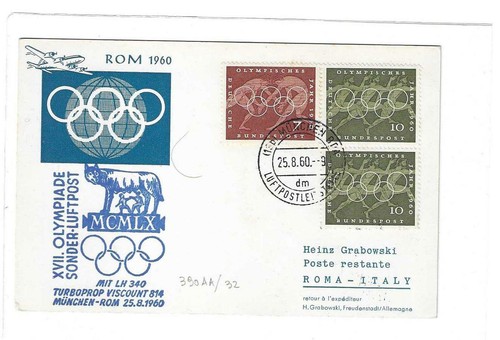 Postal history 1960 germany - postal,