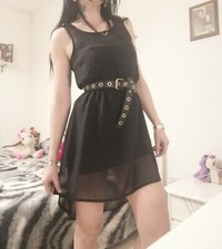 Vestito Abito Donna Nero