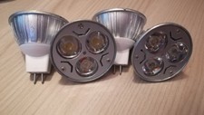 4x faretti MR16 9W LED