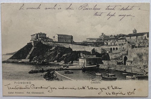 Cartolina piombino cittadella - cartolina,