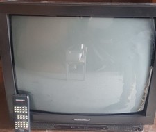 televisore  a colori vintage