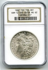 1887 Morgan Argento Dollaro
