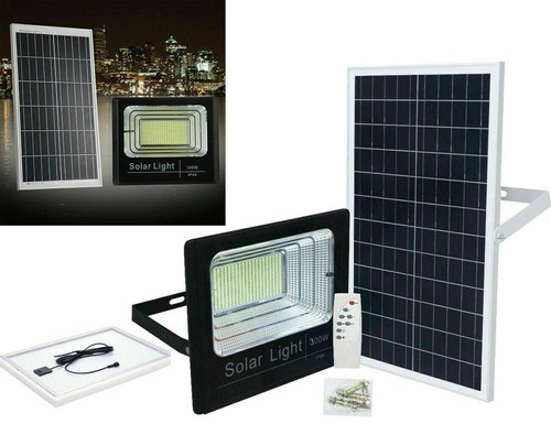 Faro led con pannello solare - led,