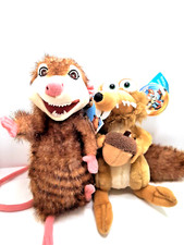 Vintage Ice Age 2 Il Chf Down Scrat Scoiattoli Peluche Con Eddie Dicky Toy