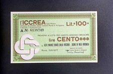 MINIASSEGNI ICCREA AUTOMARKET RENZO VICENZA 15.06.77 FDS LEGGI NOTE FALD 5