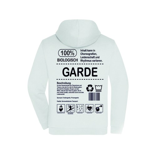 Zipp hoody sol 100 garde - 100%,