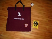 BORSA TORINO CALCIO/SEMPRE FORZA TORO/APRIBILE CON DUE CERNIERE LATERALI SPUGNA