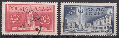 Polonia 1953 michel - polonia-1953:, n.