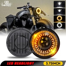 Faro proiettore led 5,75 pollici omologato Halo start-up per Harley Indian Triumph