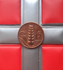 (£)   5 Centesimi 1921 (Spiga