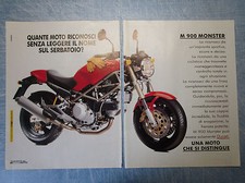 MOTOSPRINT993-PUBBLICITA'/ADVERTISING-1993- DUCATI M 900 MONSTER (2 fogli)