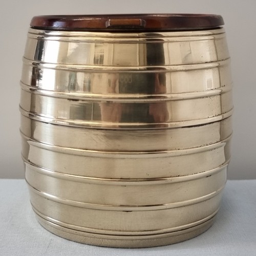 Vintage brass barrel shaped - vintage,