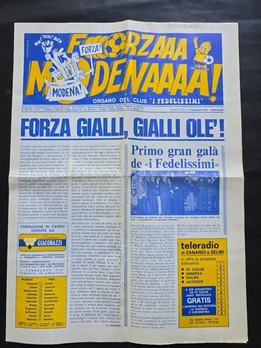 Forza modena fanzine - forza, fc