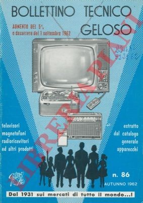 Geloso bollettino tecnico - bollettino,