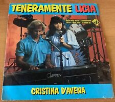 Disco Vinile 45 giri (1987) CRISTINA D'AVENA - TENERAMENTE LICIA