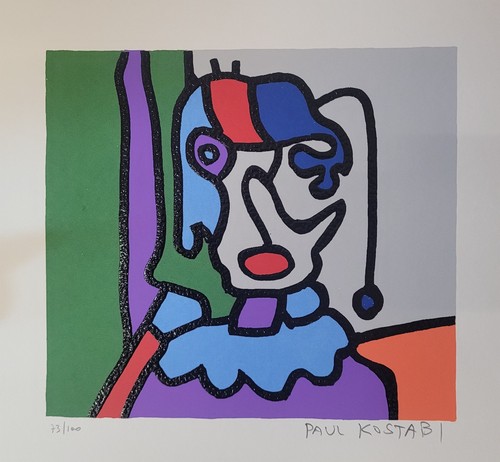 Paul kostabi serigrafia - kostabi,