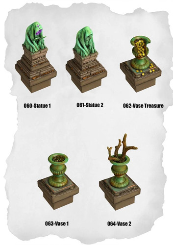 Confezione statue vasi - statue, e