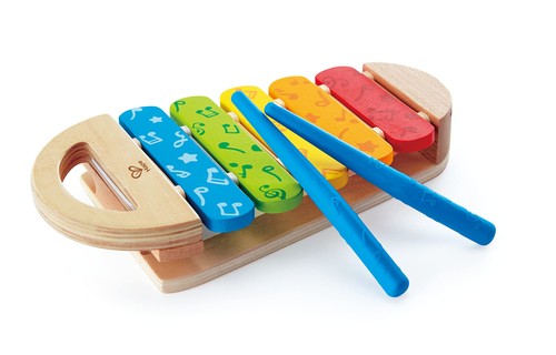 Hape xilofono arcobaleno - xilofono,
