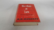 			Miscellay at law, a