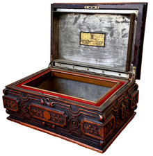 Humidor legno intagliato - in,