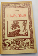 Mimiambi eroda classici - i,