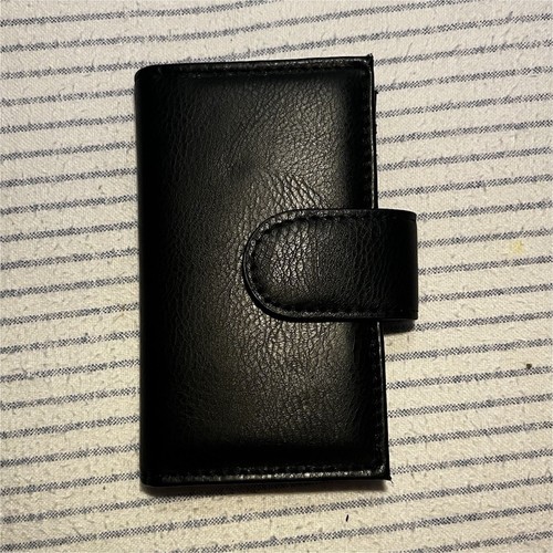 Portafoglio unisex nero tinta