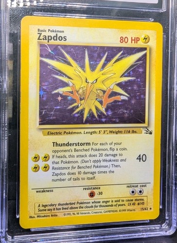 Zapdos 1999 fossil holo - 1999,