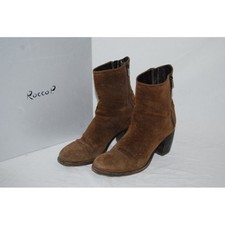 Stivaletto donna Rocco P. pelle scamosciata colore sigaro 37,5 usati