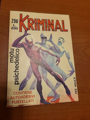 Kriminal num 296 con adesivi - kriminal,