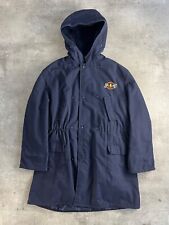 PARKA BLU ESKIMO 1980 VINTAGE M47 MILITARE CON CINTURA XL 2XL