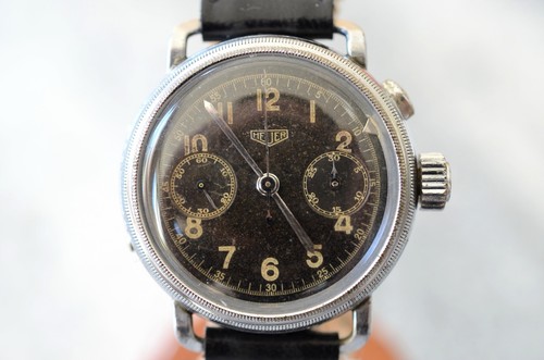 Heuer flieger pilot - heuer, cronografo