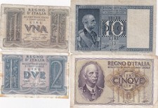 Italy 1 - 10 Lire 1920s -