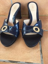 FENDI SANDALI BLU N.39