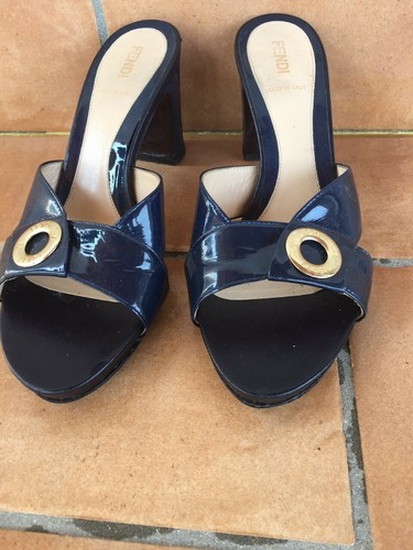 Fendi sandali blu 39 - sandali,