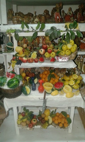 Banco frutta legno e - banco,