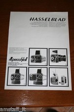 BA21=1972=HASSELBLAD MACCHINA FOTOGRAFICA=PUBBLICITA'=ADVERTISING=WERBUNG=