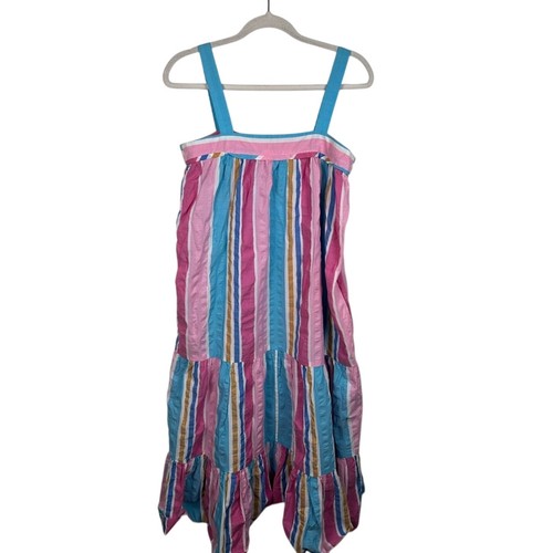 Abito midi righe lemlem jima - a,