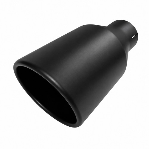 Terminale scarico nero 90mm - terminale,