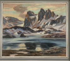 Paesaggio fiordo | Quadro di