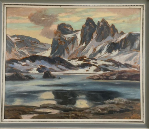 Paesaggio fiordo quadro di - paesaggio, |
